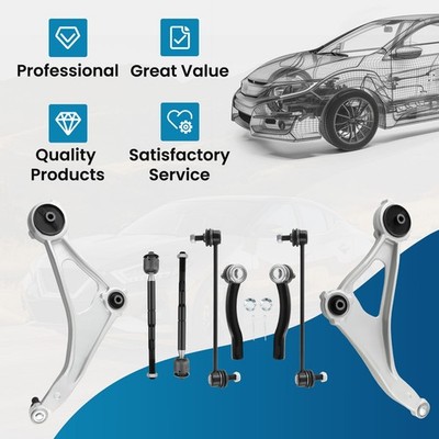 8x Front Suspension Kit Lower Control Arms Sway Bar for Nissan Altima 2015-2018