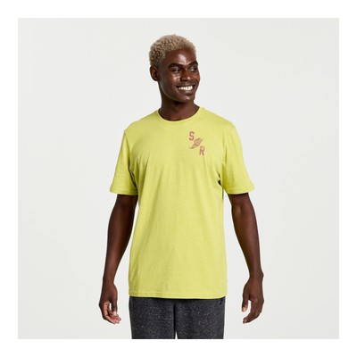 

Мужская футболка Saucony Rested Arroyo Heather Graphic  Athletic