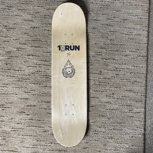 Luke Chueh 1XRUN Over Extended Limited Edition LE Run Skateboard Skate Deck coa