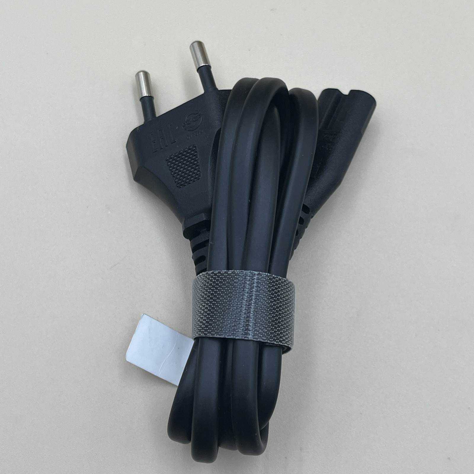 Europlug AC Power Cord 2 Prong 2.5Ft 2.5A 250V
