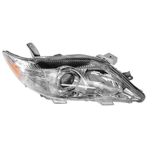 Left&Right Headlights For 2010-2011 Toyota Camry Sedan Chrome Clear Reflector