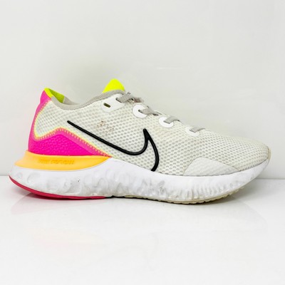 Nike Womens Renew Run CK6360-005 Белые кроссовки для бега, размер 7,5