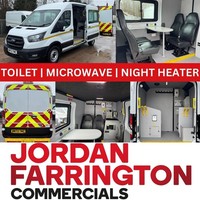 2023 72 reg FORD TRANSIT L3 H2 350 EURO 6 WELFARE CREW MESSING VAN WITH TOILET 