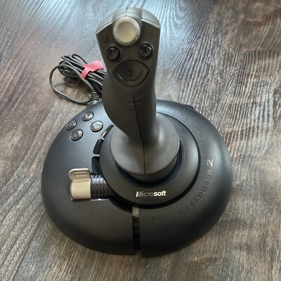 Microsoft SideWinder Force Feedback 2 PC Joystick USB Wired