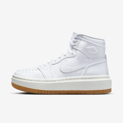 100% Authentic Women Nike Air Jordan 1 High White NEW SIZE 9 US FB9894-100