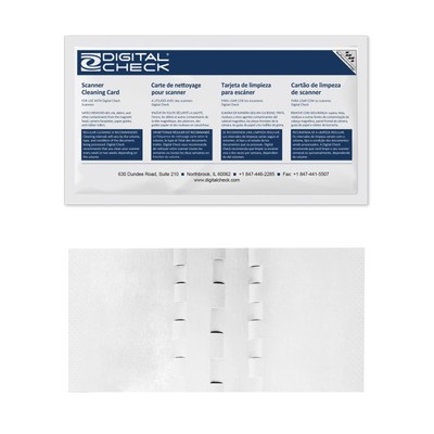 KICTeam - Waffletechnology® Cleaning Cards for Digital Check Scanners (15 Car...