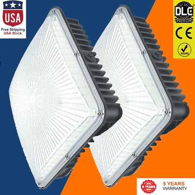 70W LED Canopy Parking Garage Light Gas Station 5500K ETL Premium Ceiling Lights