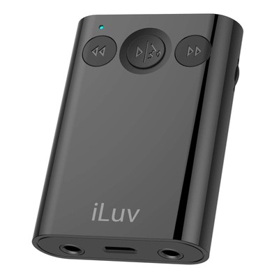 (i111BT) 2-Way Bluetooth Stereo Audio Receiver with Splitter Adapter; Feature...