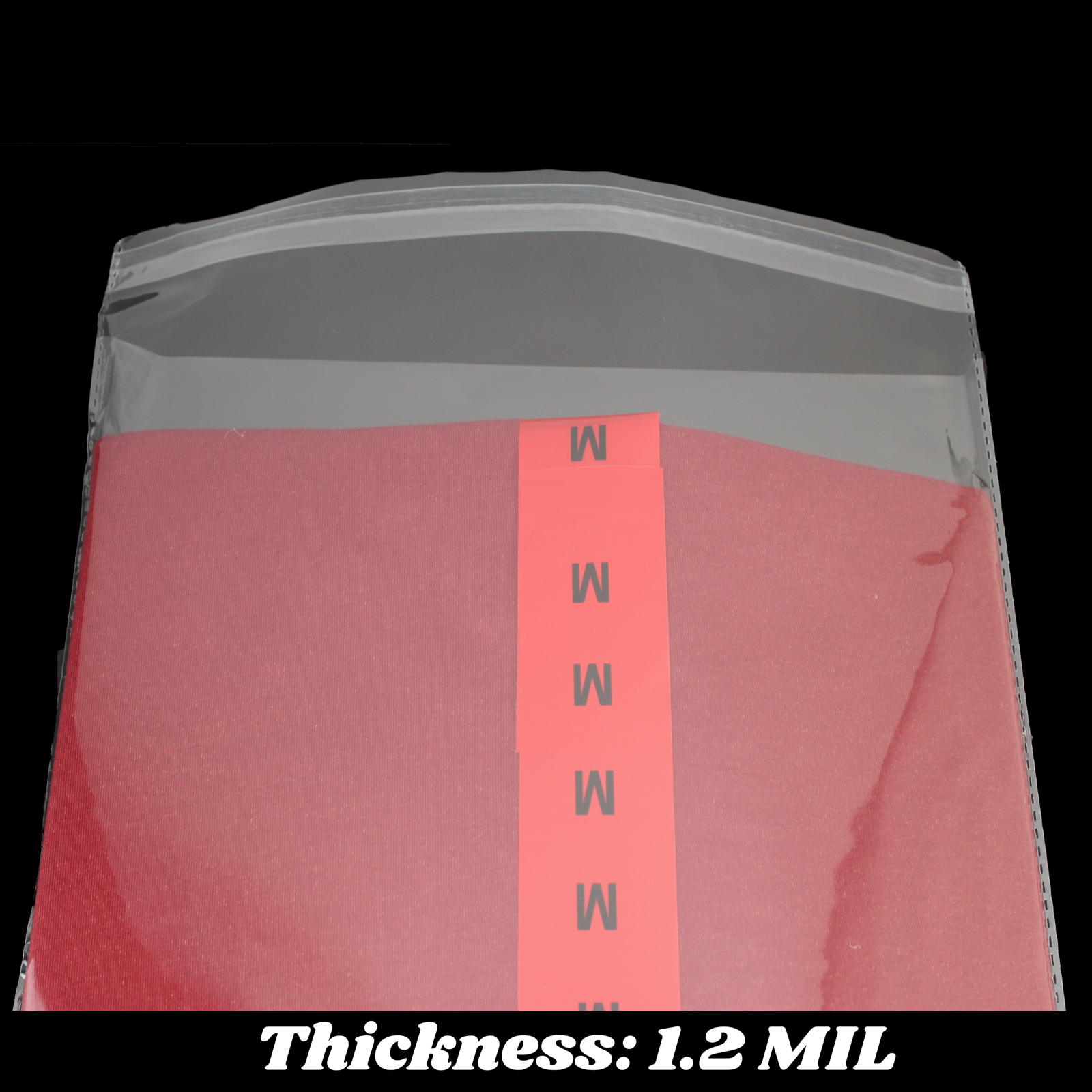 11x14 Poly Clear Plastic Bags Self Adhesive Seal T-Shirt Apparel Resealable