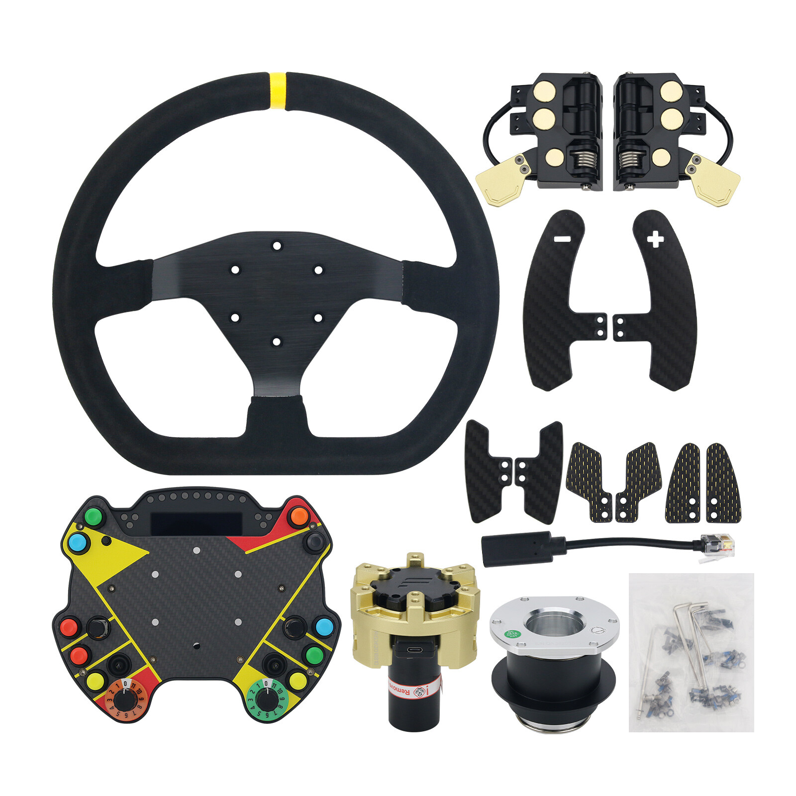 Podium Steering Wheel Porsche 911 GT3 R (Leather)
