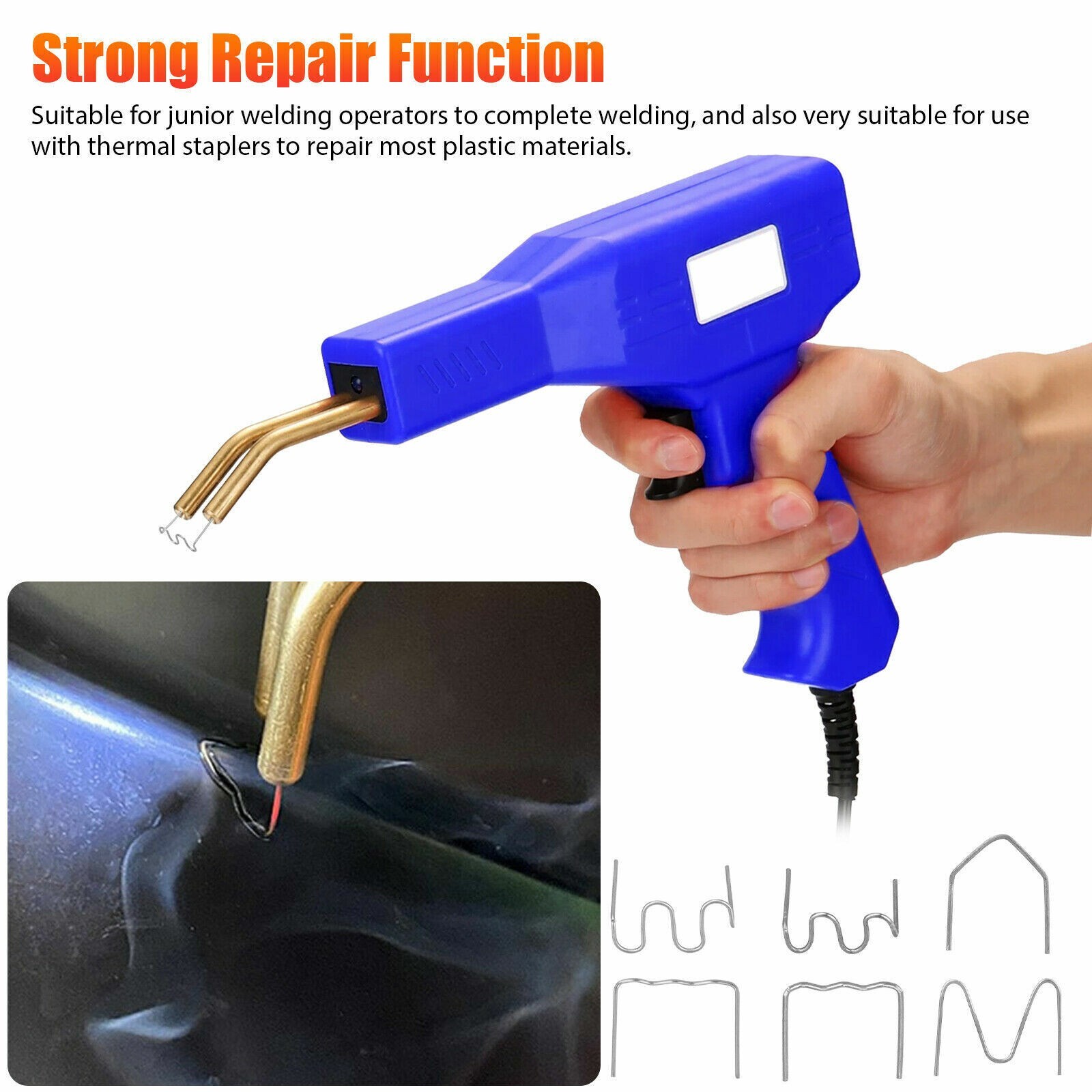 1200Pcs Hot Stapler Staples Repair Kit For Plastic Welder Gun Car Bumper Fender