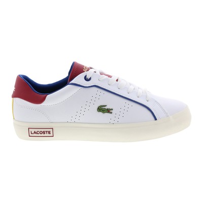 Lacoste Powercourt 2.0 222 1 Мужские Белые Кожаные Кроссовки Lifestyle Обувь