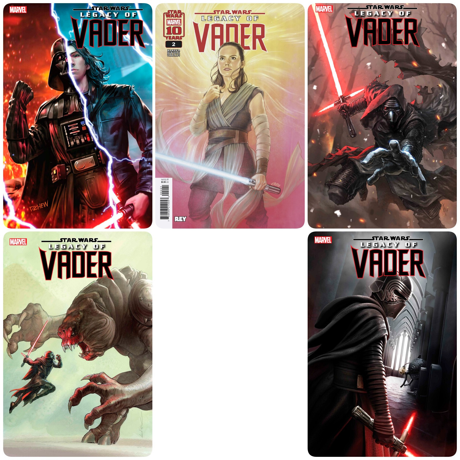 STAR WARS LEGACY OF VADER #2 **COVER SELECT** OPEN & [1:25