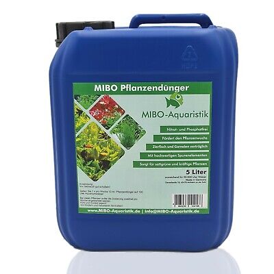 (2,98 €/L) MIBO Pflanzendünger Aquarium Dünger Pflanzenpflege 5.000ml Kanister 