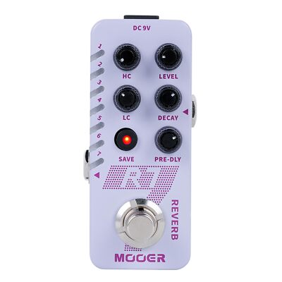 MOOER R7 Guitar Reverb Pedal 7 Different Rich and Classic Reverb Types With H...