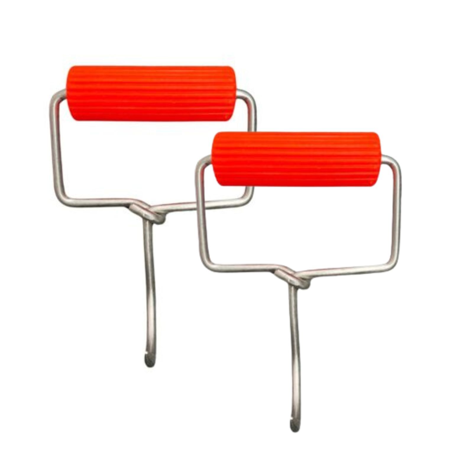 2PC Butchers Stainless Steel 6'' Boning Hook Round Handle - Butcher/Hunter/Meat/