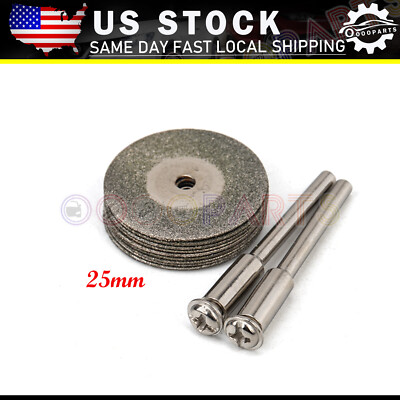 10pcs 25mm Diamond Replacemant Wheels Tungsten Grinder Sharpener Rotary Tool