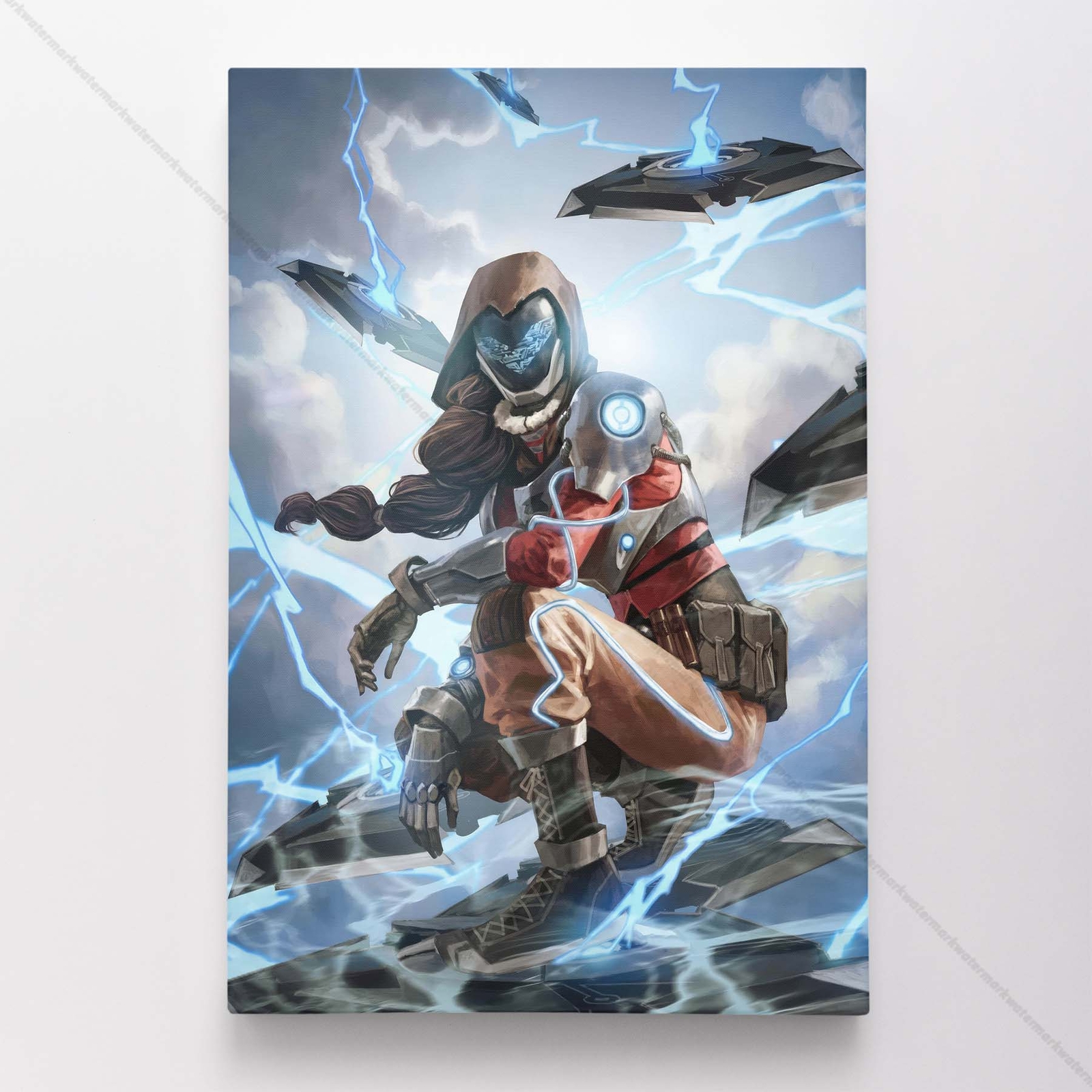 Miles Morales Poster Canvas Spider-Man SpiderMan Comic Book Art Print #57270