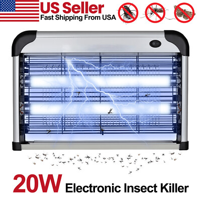Lamp Insect Killer Mosquito Zapper Bug Pest Fly Trap Electric Indoor Light Lawn