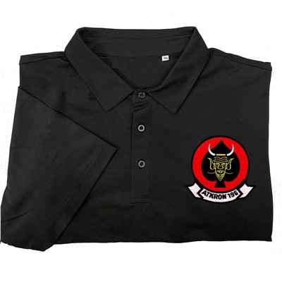 Va 196 aviation attack squadron embroidered polo shirt