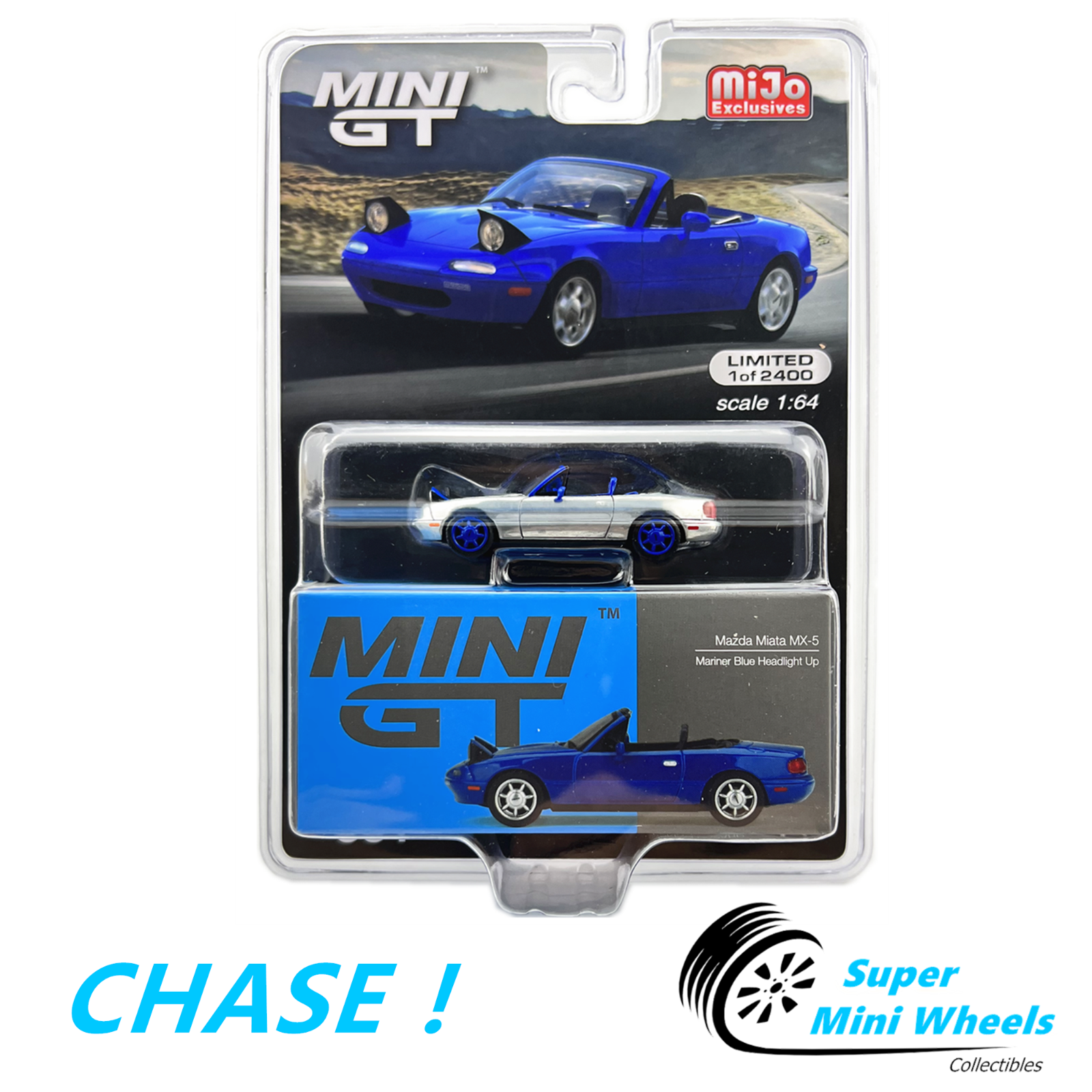 ミニカー MINI GT Eunos Roadster Mariner Blue 331 MINI GT Eunos Roadster Mariner Blue 331 - メルカリ