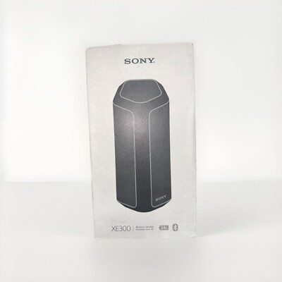 Sony SRS-XE300 Portable Waterproof and Dustproof Bluetooth Speaker - Black