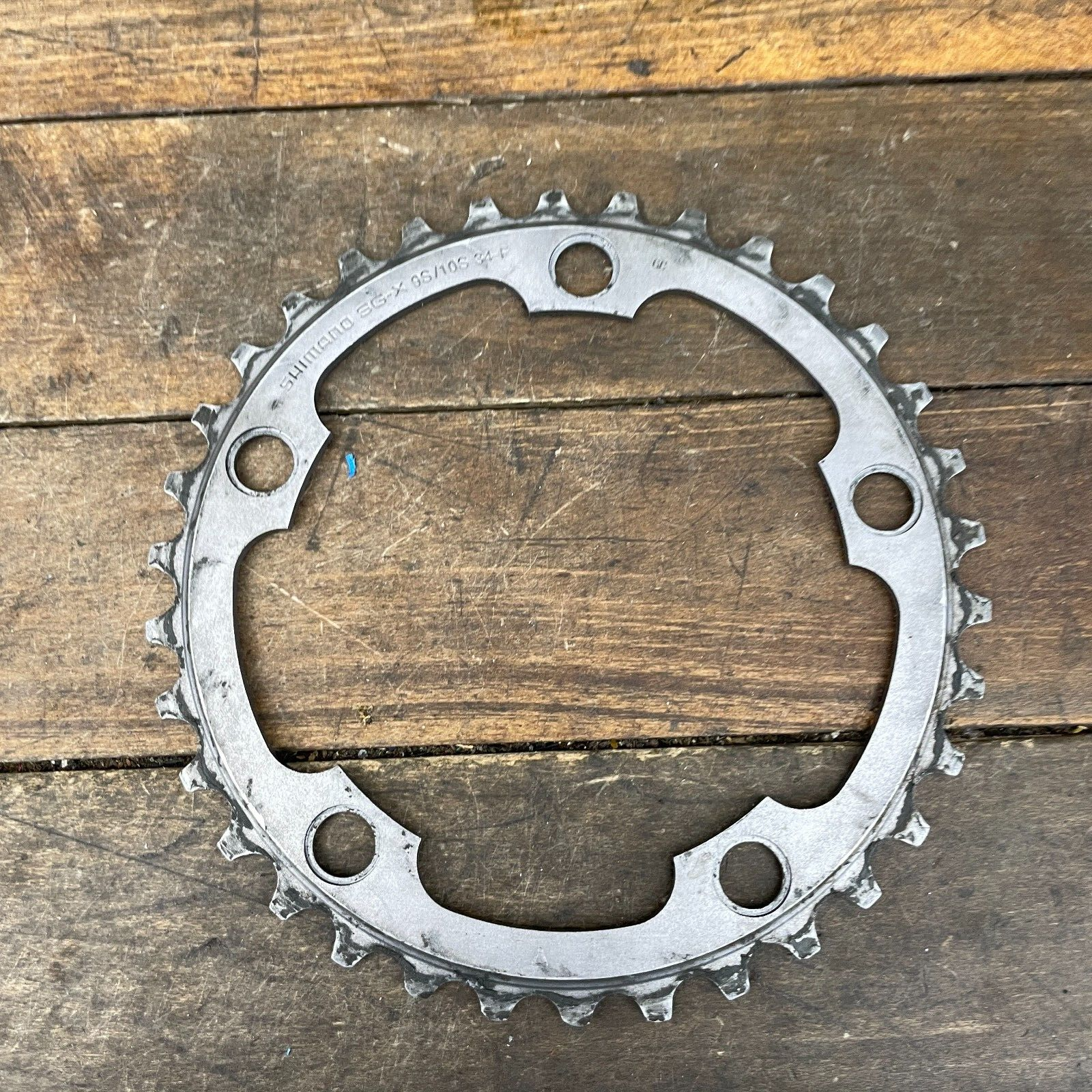 Vintage Shimano 34t Chainring 34 Tooth 110 BCD SG X-34 34 F