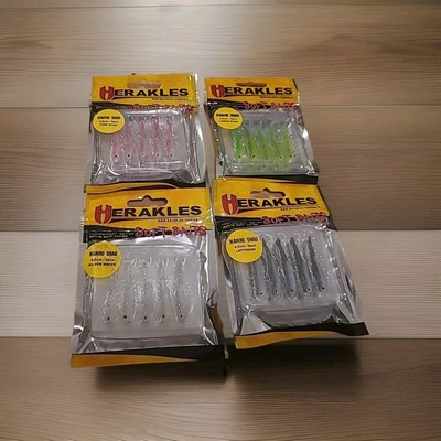 Herakles Softbaits Ball Shad 5cm 20 Stück Pink Shad Lemon White Latterino OVP