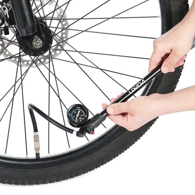 Lixada Bike Air Shock Pump with Pressure Gauge 300PSI High Pressure Bike S8K0