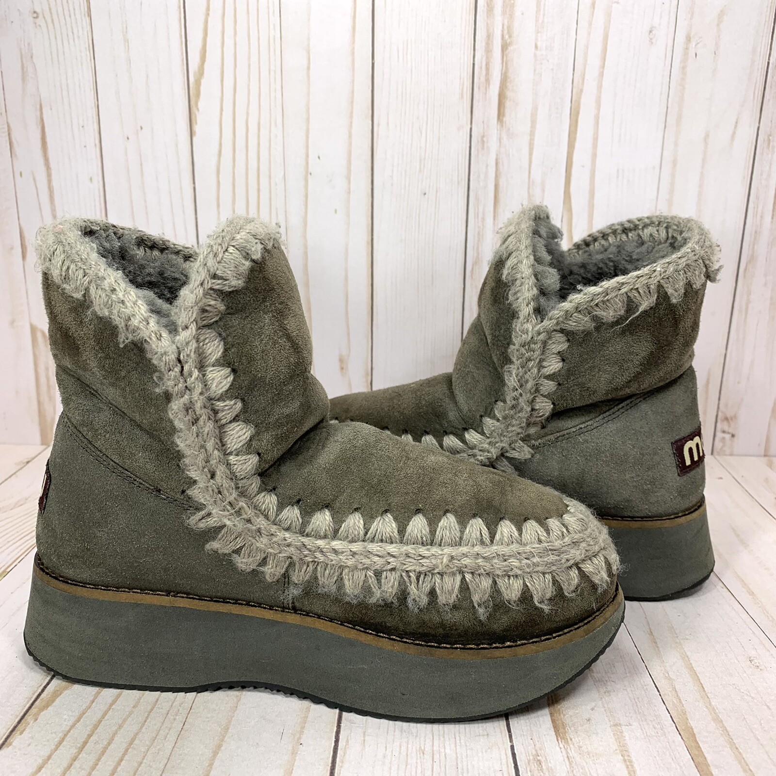 Mou Platform Eskimo Sneaker Womens Size 