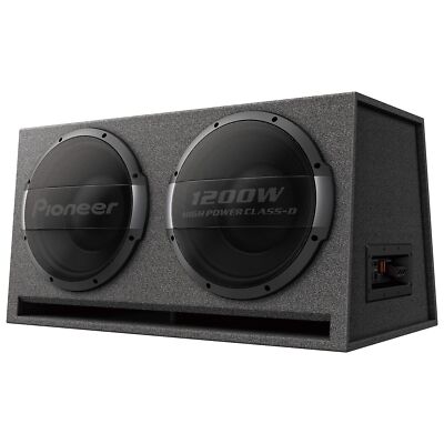 Pioneer TS-WX1220AH Dual 12'' Ported Enclosure Active Subwoofer with Built-in...