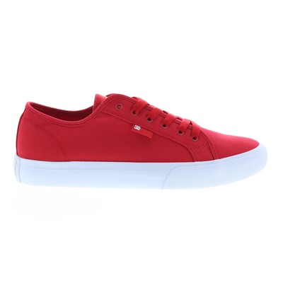 

Руководство DC ADYS300591-RED Мужские красные парусиновые кроссовки, вдохновленные скейтбордом Обувь 11, Красный, DC Manual