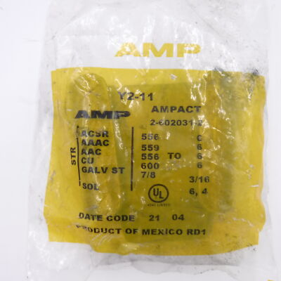 Aluminum Tap Wedge Connector Y2-11 AMPACT 602031-2 G38