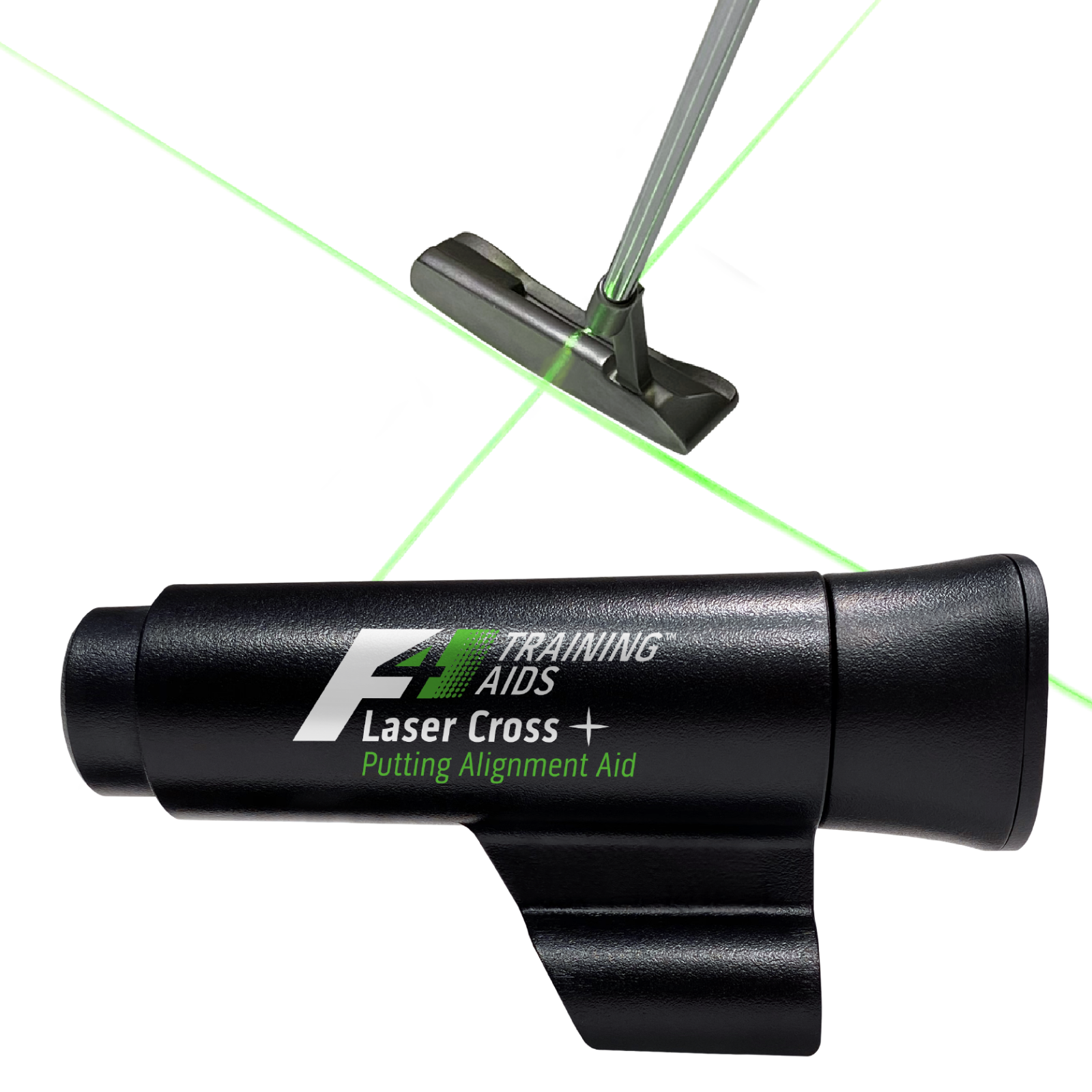 F4 Laser Cross Putting Alignment Training Aid – Attaches to Putter Shaft