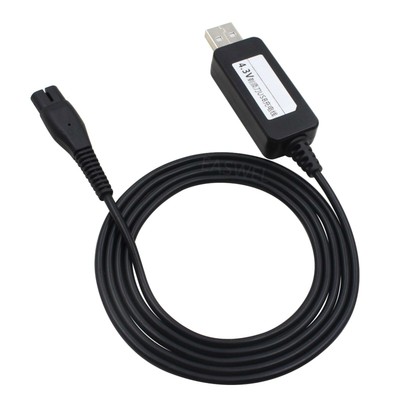 USB Power Charger Adapter Cord for Philips Shaver QG3340/75 QP2520/20