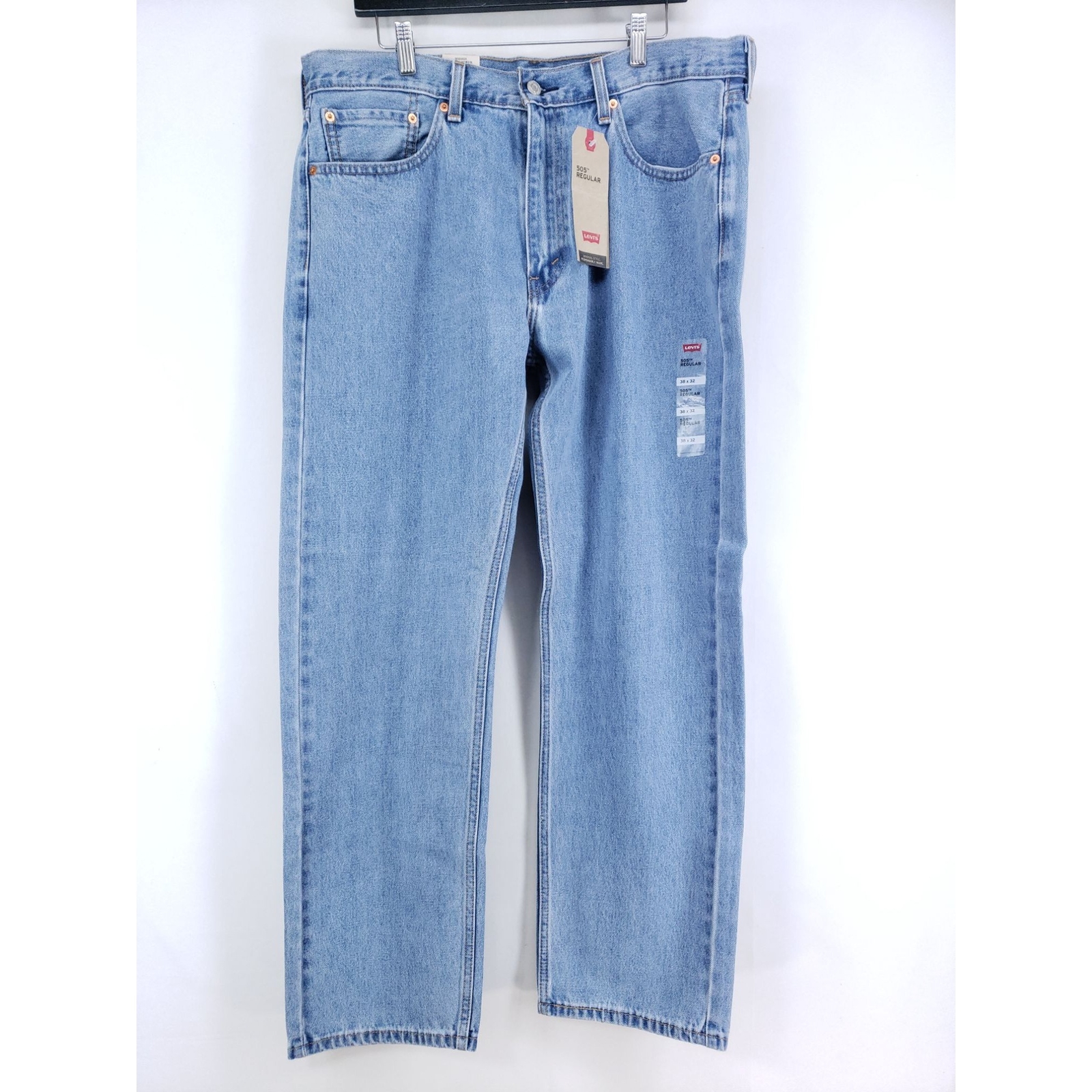 Levi's 505 Regular Straight Jeans Men's Size 38x32 | eBay