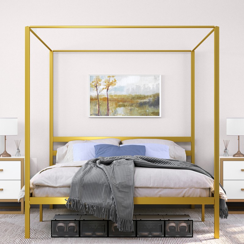 Platform King  Bed Frame 14