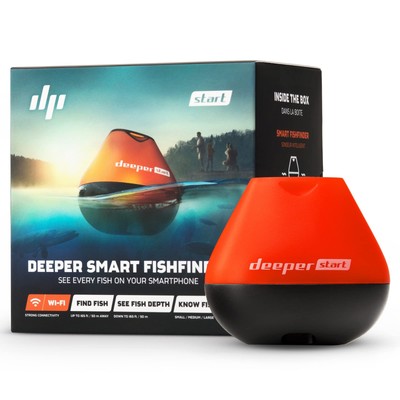Deeper START Smart Fish Finder - Portable Fish Finder and Depth Finder For Re...