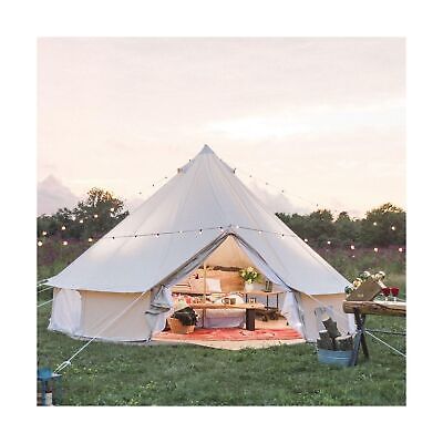 Dream House Outdoor Waterproof Cotton Canvas Family Camping Bell Tent