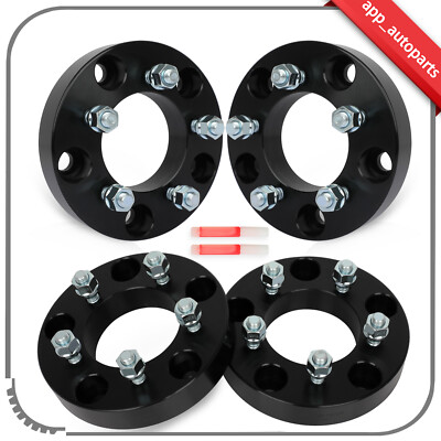 4X 1.25'' 5x5.5 to 5x4.5 Wheel Adapter 12x1.5 For Dodge Ram 1500 Ford F150 Bronco