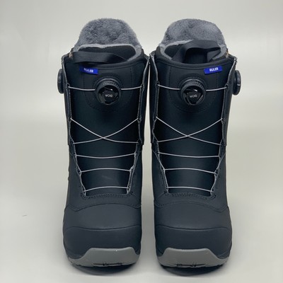 Pre-owned Burton Ruler Boa Medium Stiff Snowboard Boot Black Sz Mens 10.5 20317100-001