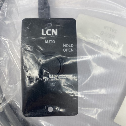 LCN Allegion 8310 3 position switch Off, Auto, Hold Open with mounting template