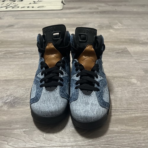 Size 7 - Air Jordan 6 Retro Washed Denim 193654685287| eBay