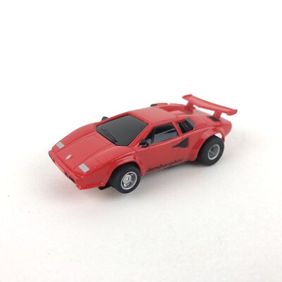 Vintage Tyco HO Slot Car Lamborghini Countach Magnum 440X2 Red TESTED - Nice!