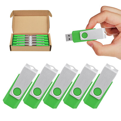 Green 64GB 1/3/5PCS USB Flash Drives Memory Sticks Thumb Drive U Disk Memory