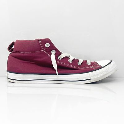 

Converse унисекс Chuck Taylor Street 140081F красная повседневная обувь кроссовки M10.5 W12.5, Красный, Chuck Taylor Street Mid