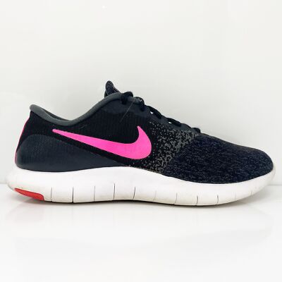 

Nike Womens Flex Contact 908995-008 Черные кроссовки для бега, размер 10, Черный, Flex Contact