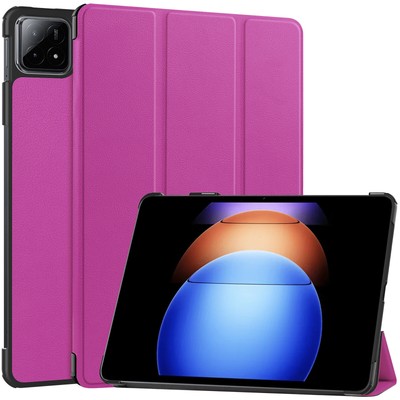 For Xiaomi Pad 6S Pro 12.4''  Fold Leather Case Auto-Wake Magnetic Buckle Cover