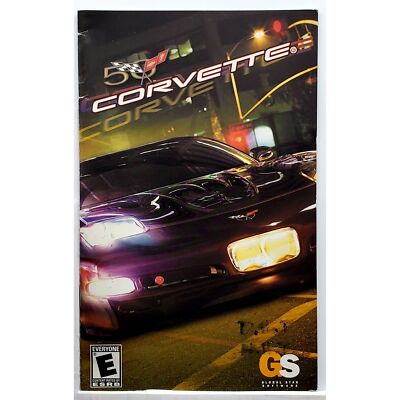 (Manual Only) Corvette - Sony Playstation 2 Original Instruction Booklet Game