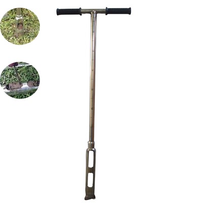 40'' Stainless Steel Soil Sampler Probe Alligator Style Opening Forestry/Lab Tool